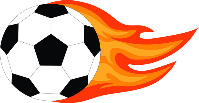 Soccer ball or football vector illustration. soccer ball image or clip art.