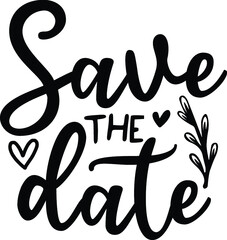 Save the date vector arts