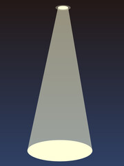 スポットライトのイラスト