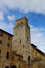 Fototapeta na wymiar Torre del Diavolo in San Gimignano, Tuscany, Italy 