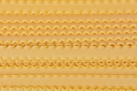 Mafalde italian Pasta close up