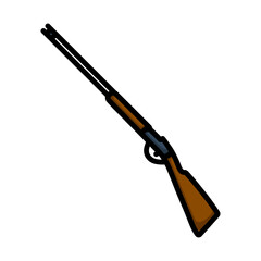 Icon Of Hunting Gun
