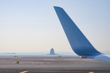 羽田空港こと東京国際空港からの離陸（東京都大田区）
