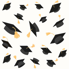 Graduation pattern.University graduation