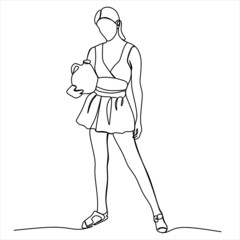 apron, arm, art, cartoon, character, chef, clipped, continuous line, contour line, cook, cook eating, cooking, coronavirus, covid-19, cut, dining room, dish, drawing, food, fresh, fried, frying pan, g