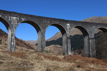 Fototapeta na wymiar Glenfinnan viaduct pillars