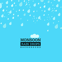 minimal Monsoon rain background