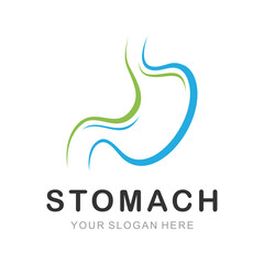 stomach vector logo