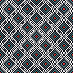 Ethnic, tribal seamless surface pattern. Repeated diamonds and rhombuses motif. Folk background. Folkloric wallpaper. Geometric ornament. Geo digital paper, textile print. Vector art
