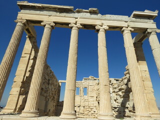 Obraz premium Erecterión. Acrópolis. Atenas. Grecia