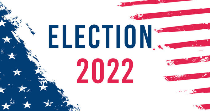 Election day. Usa debate of president voting 2020. Election voting poster. Vote 2020 in USA, banner design. Political election campaign