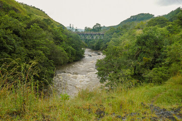 Sscenic view of Kiwirar River in Mbeya, Tanzania