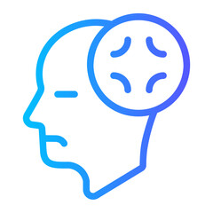 Conflict gradient icon