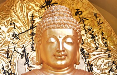 golden color buddha statue