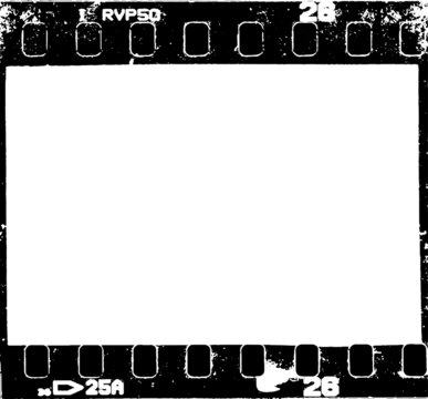 film frame with a transparent background