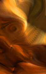 Abstract illustration of swirls with motion trails. Revolving flow stream of vibrat colorful whirl shapes.Background with curves and lines twist and twirl. Trippy wallpaper design. Ripples background.