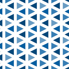 Contemporary minimalist geometric pattern. Repeated triangles ornament. Modern abstract background. Seamless surface design. Simple wallpaper. Digital paper, textile print. Vector art