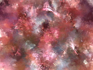 Expressive brushed painting on canvas. Abstract texture. 2d illustration. Wide brushstrokes. Modern digital art. Contemporary brush. Modern expression. Popular style pattern painted image.