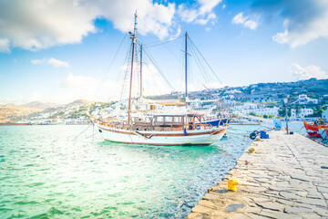 Obraz premium Mykonos island, Greece