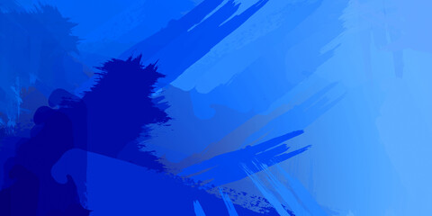 Brushed Painted Abstract Background. Wild chaotic brushstrokes. Strokes of paint. 2D Illustration. Brush stroked painting.