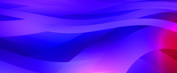 Abstract background with colorful gradient. Vibrant graphic wallpaper with stripes design. Fluid 2D illustration of modern movement.