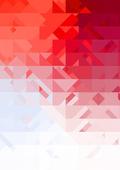 Obraz premium Intersecting shapes design on white background. Abstract minimalistic wallpaper. Colorful geometric template.