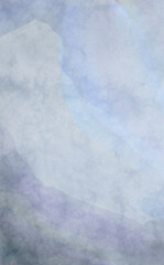 Watercolor abstract painting with pastel colors. Soft color painted illustration of calming composition for poster, wall art, banner, card, book cover or packaging. Modern brush strokes painting.