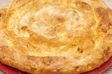 homemade pita, traditional balkan pastry