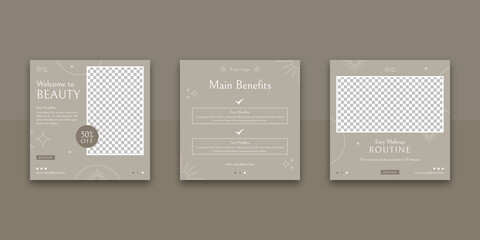 Cosmetic Social Media Post Template
