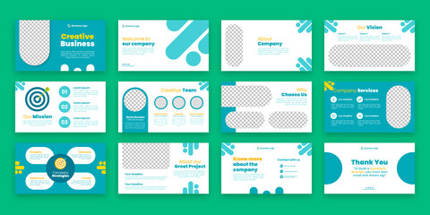 Creative Business Slide Presentation Template