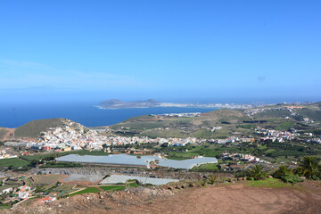 Obraz premium puerto de las nieves isola gran canaria