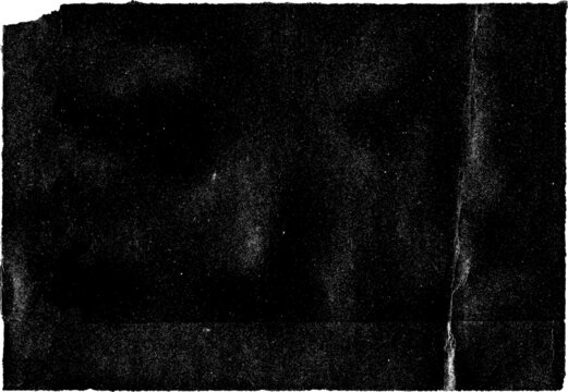 vintage photographic paper texture with a transparent background