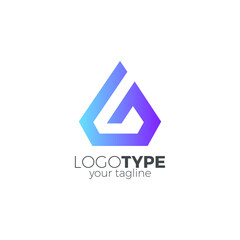 Fototapeta premium G Diamond Logo Design