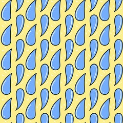 seamless pattern of water drop background