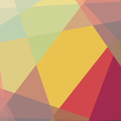 Abstract computational color Polygones background illustration