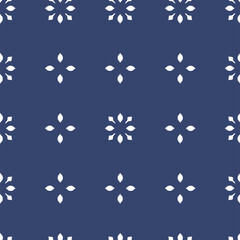 Vector. Seamless mediterranean geometric pattern in patchwork style. Talavera template. Portuguese Azulejo. Turkish decoration. Moroccan mosaic. Spanish porcelain. Ceramic dishes, folk ornament.