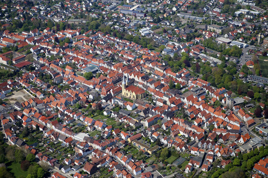 Luftaufnahme Stadt Lemgo