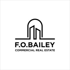 Real estate logo design Vector