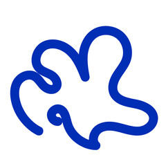 Abstract Shapes Organic Lines