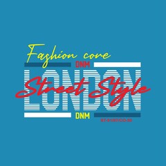 london street style Premium Vector illustration of a text graphic. suitable screen printing and DTF for the design boy outfit of t-shirts print, shirts, hoodies baba suit, kids cottons, etc.