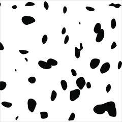 Fototapeta na wymiar Dalmatian Motifs Pattern. Animal Print-Series. Vector Illustration 