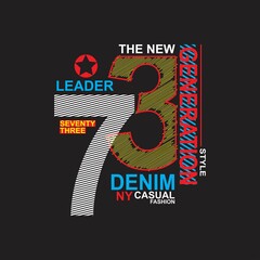 leader the new generation Premium Vector illustration of a text graphic. suitable screen printing and DTF for the design boy outfit of t-shirts print, shirts, hoodies baba suit, kids cottons, etc.