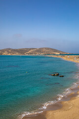 Macheria beach on Rhodos island, Dodecanese islands, Greece, morning