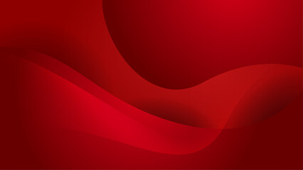Abstract lines pattern technology on red gradients background.