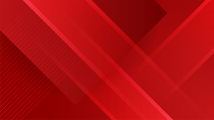 Abstract lines pattern technology on red gradients background.