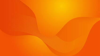 Light Orange polygonal illustration, which consist of triangles. Geometric background in Origami style with gradient. Triangular design for your business