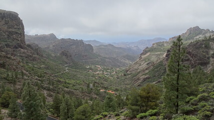 Obraz premium Roque Nublo - Tejeda - Gran Canaria - Spain