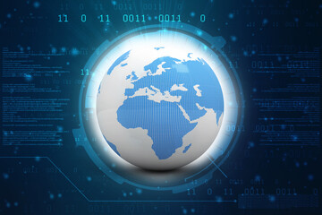 3d illustration of Data sharing concept