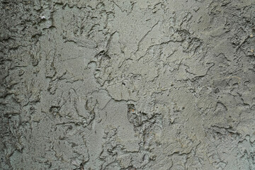 Stucco texture background, grey color painted wall