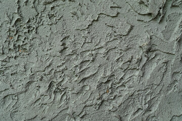 Stucco texture background, gray color painted wall